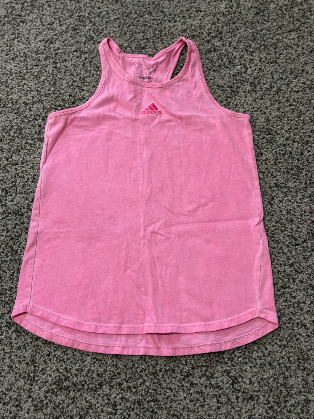 adidas Pink Girls Tank Top